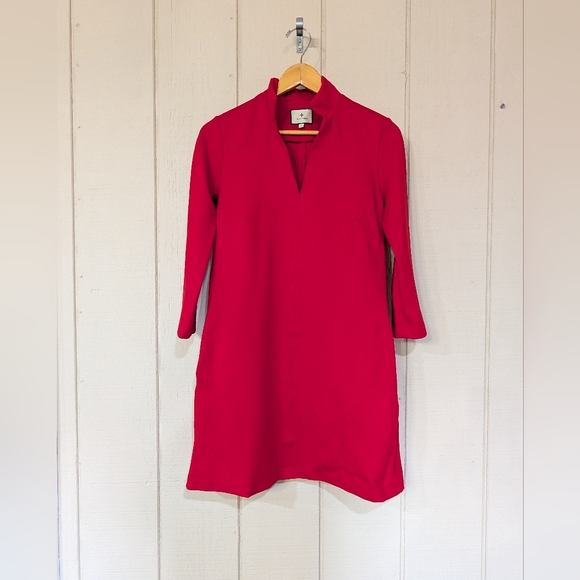 Tuckernuck Red Ponte Clifton Dress - Picture 3 of 14
